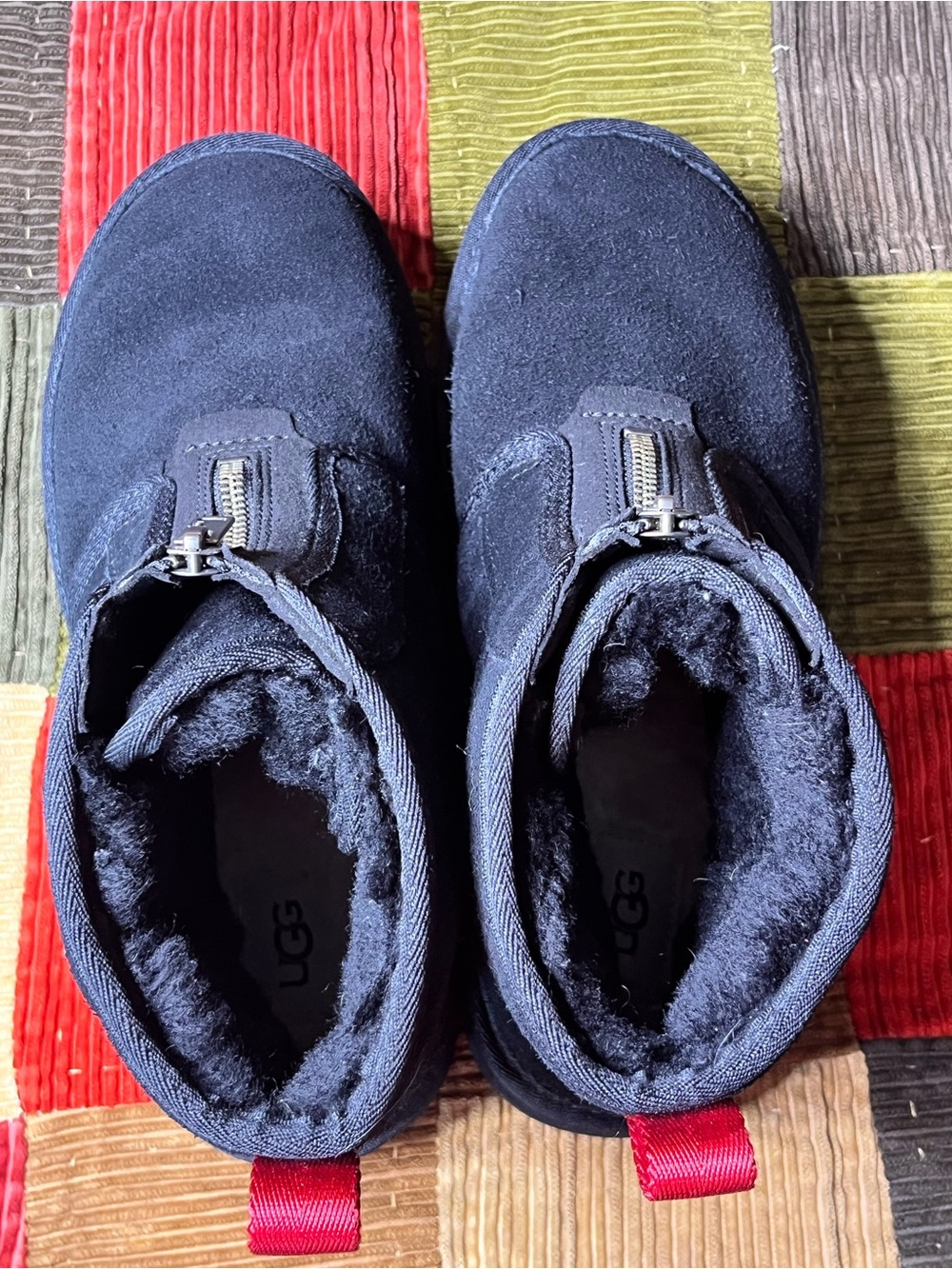 UGG Neumel Platform Zip Black Suede Boots
Women's Size 10 Style 1122677 - Picture 9 of 10